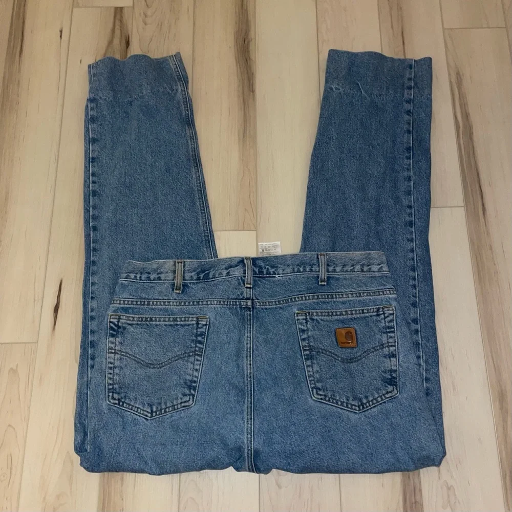 Carhartt Traditional Fit Work Wear Denim Jeans